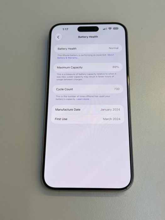 iPhone 15 Pro Max · 8/9