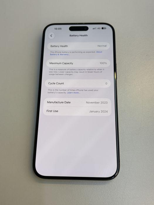 iPhone 15 Pro Max · 8/9