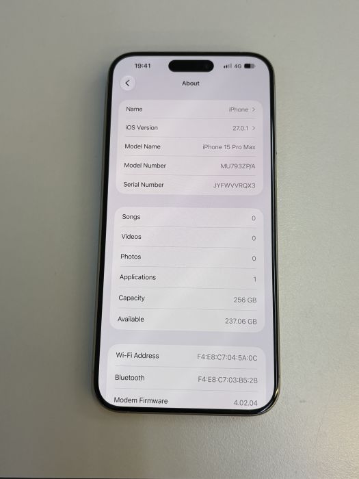 iPhone 15 Pro Max · 7/9