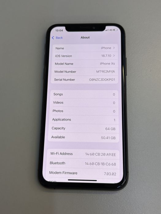 iPhone XS · 7/9