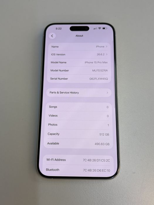 iPhone 15 Pro Max · 7/10