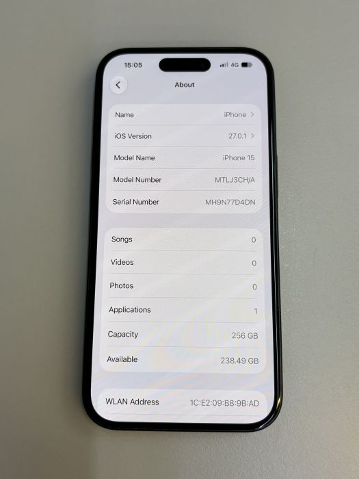 iPhone 15 · 7/9