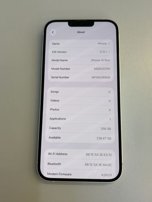 iPhone 14 Plus · 7/9