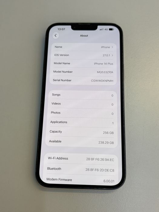iPhone 14 Plus · 7/9