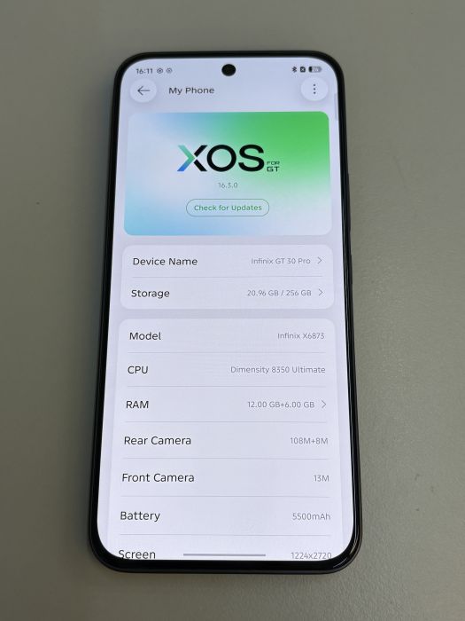 Infinix GT 30 Pro · 4/6