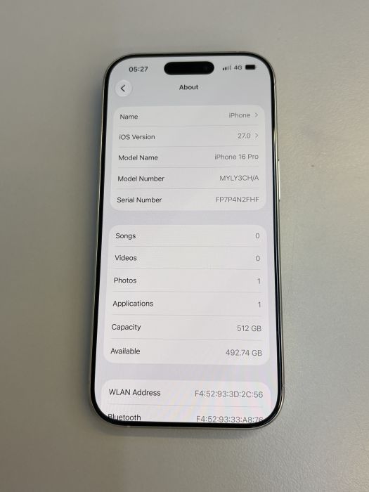 iPhone 16 Pro · 7/9