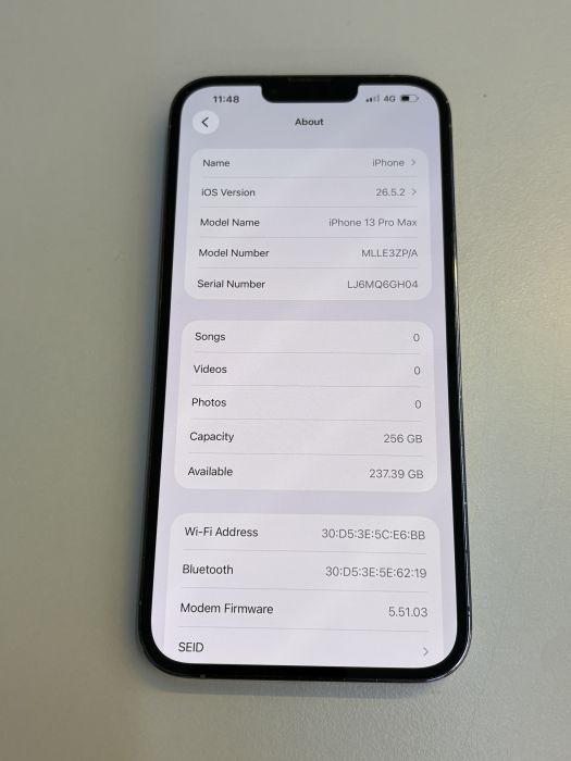 iPhone 13 Pro Max · 8/9