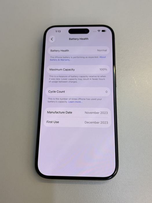 iPhone 15 Pro · 8/9