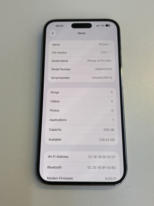 iPhone 14 Pro Max · 8/9