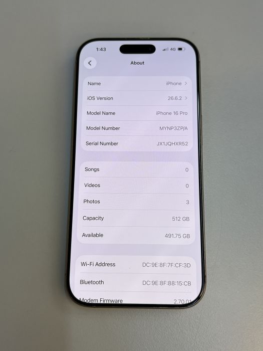 iPhone 16 Pro · 8/9