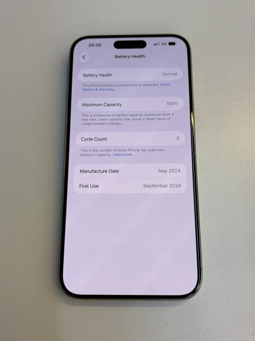 iPhone 15 Pro Max · 8/9