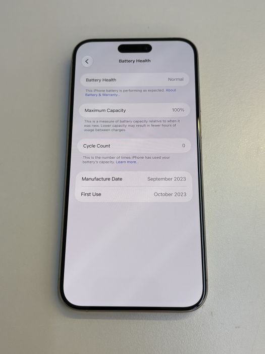 iPhone 15 Pro Max · 8/9