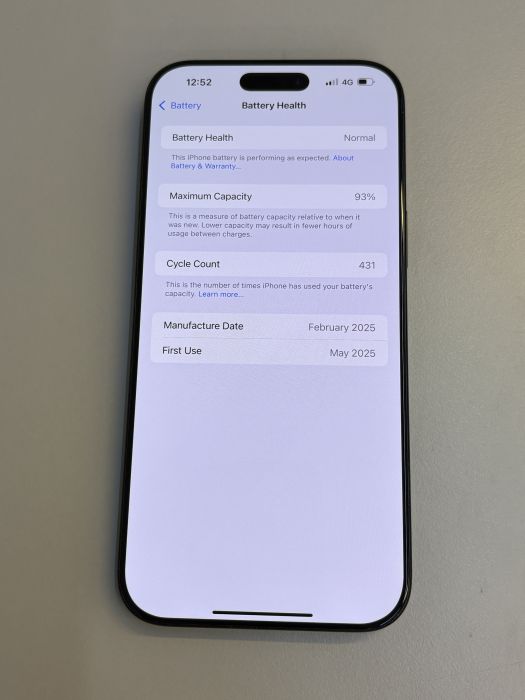 iPhone 16 Pro Max · 8/9