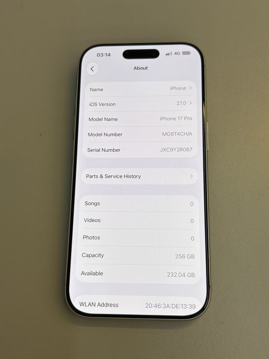 iPhone 17 Pro · 8/10