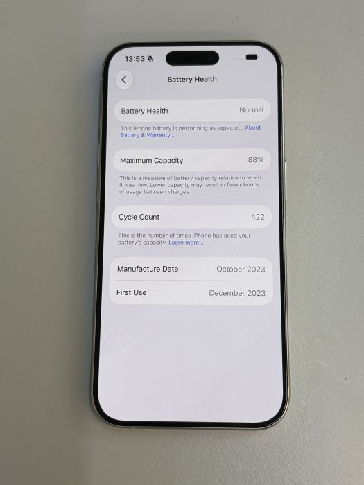 iPhone 15 Pro · 8/9