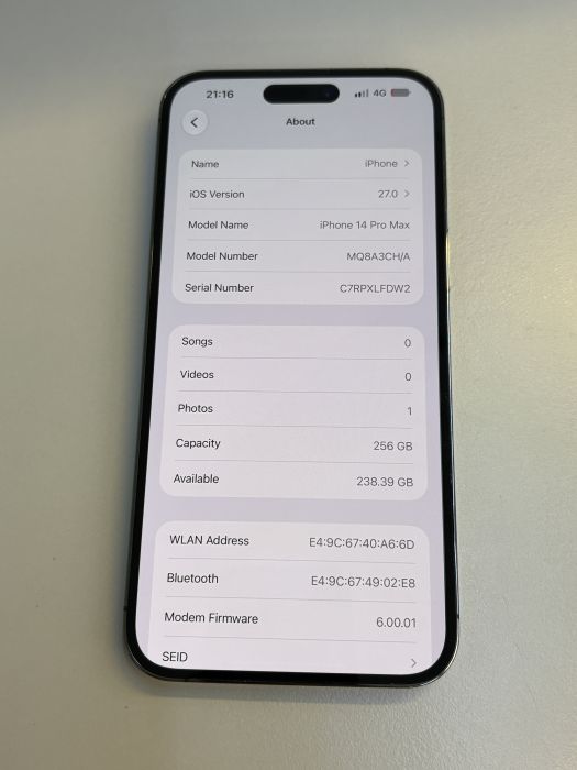 iPhone 14 Pro Max · 7/9