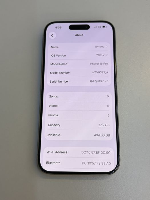 iPhone 15 Pro · 8/9