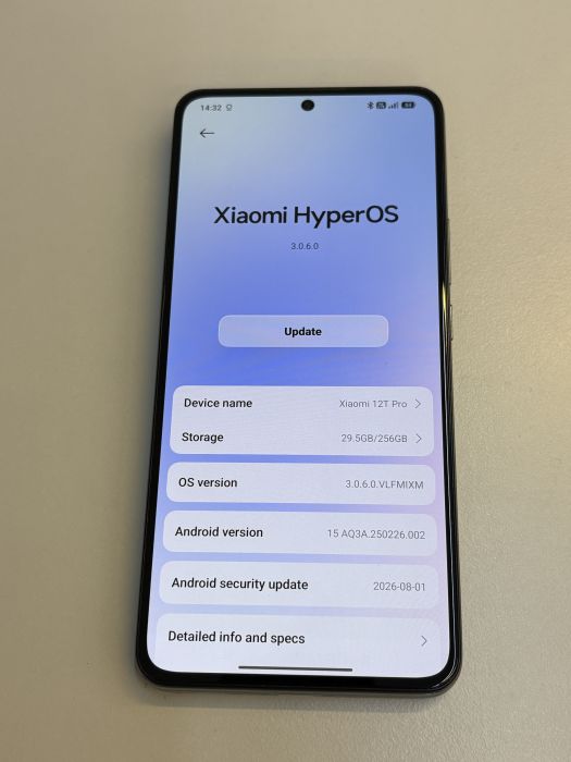 Xiaomi 12T Pro · 6/7