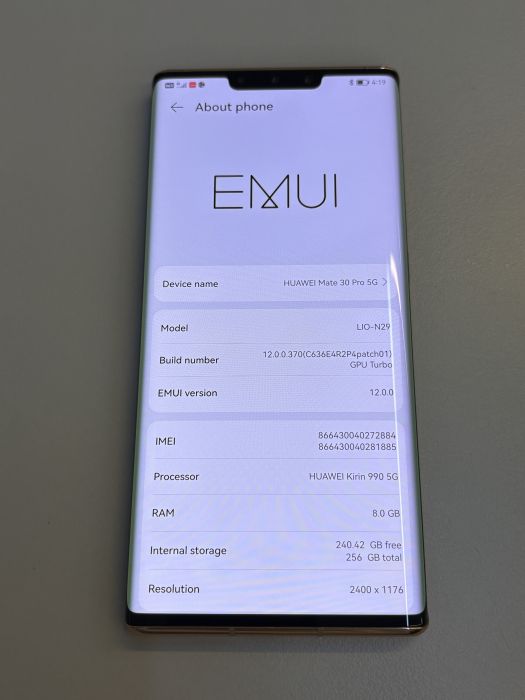 Huawei Mate 30 Pro 5G · 6/7