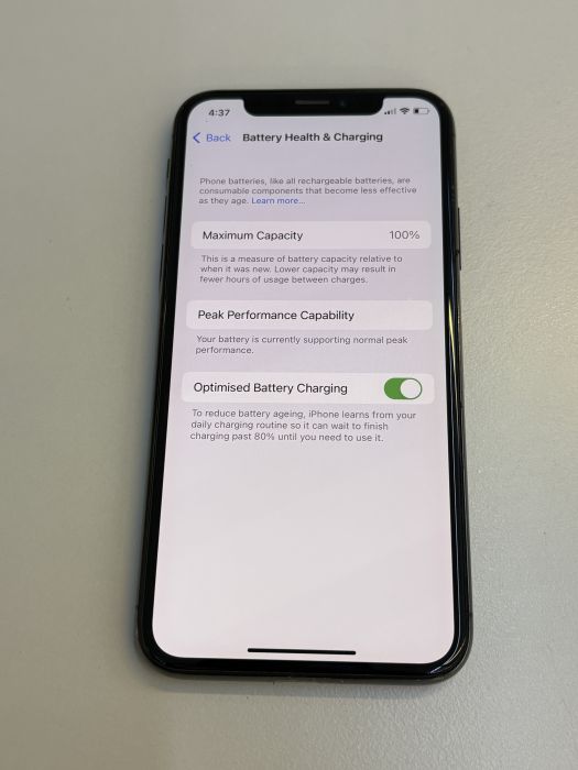 iPhone X · 8/9