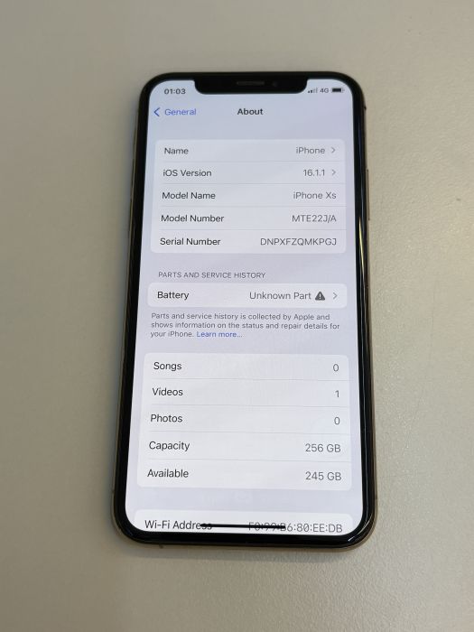 iPhone XS · 7/9