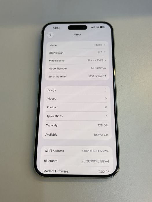 iPhone 15 Plus · 7/9