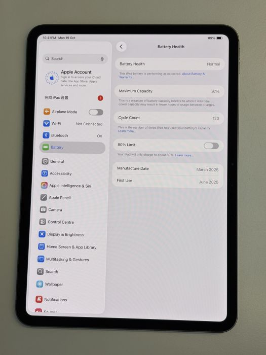 iPad Pro 11-inch (M4 2024) Wi-fi · 8/8
