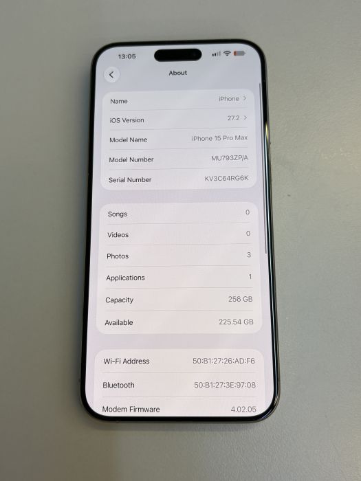 iPhone 15 Pro Max · 7/9