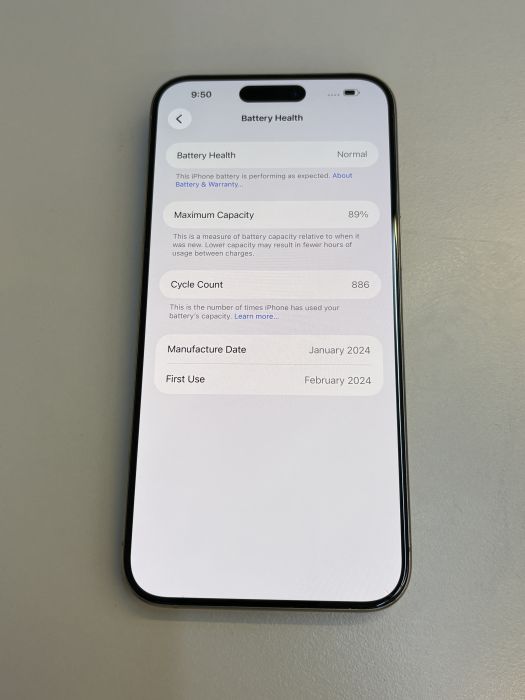 iPhone 15 Pro Max · 7/9