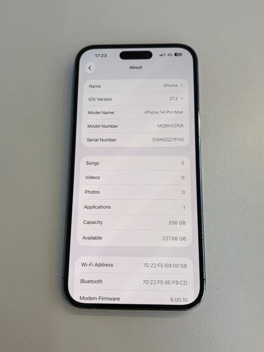 iPhone 14 Pro Max · 7/9