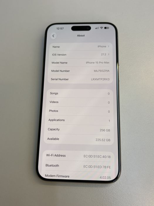 iPhone 15 Pro Max · 7/9