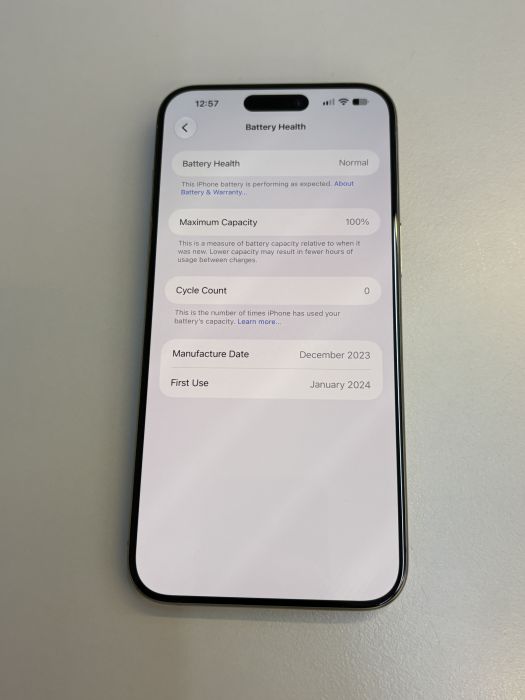 iPhone 15 Pro Max · 8/9