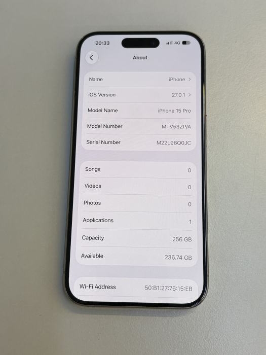 iPhone 15 Pro · 8/9