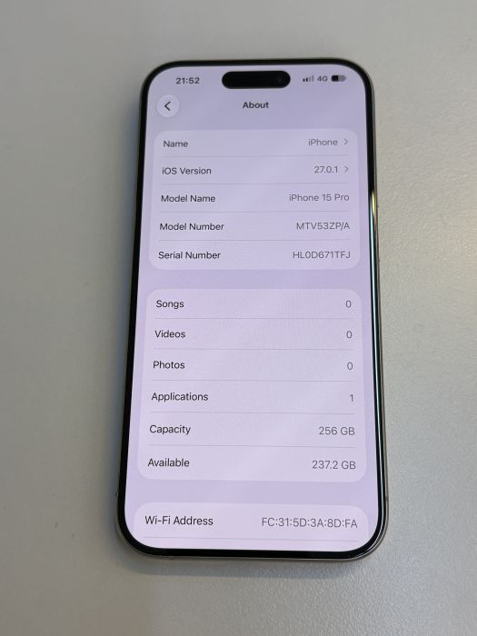 iPhone 15 Pro · 7/9