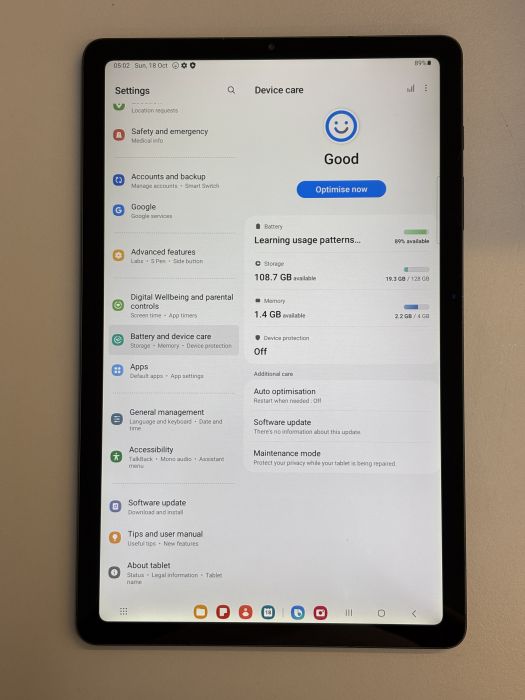 Samsung Galaxy Tab S6 Lite Wi-fi · 7/7