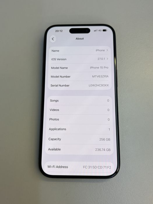 iPhone 15 Pro · 7/9