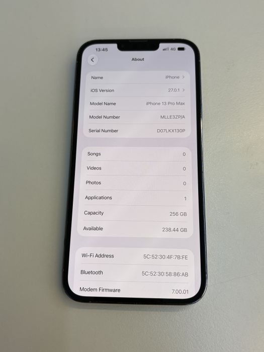 iPhone 13 Pro Max · 7/9