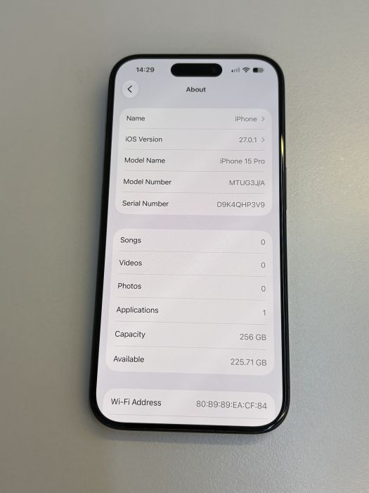 iPhone 15 Pro · 7/9