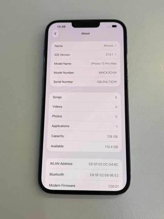 iPhone 13 Pro Max · 7/9
