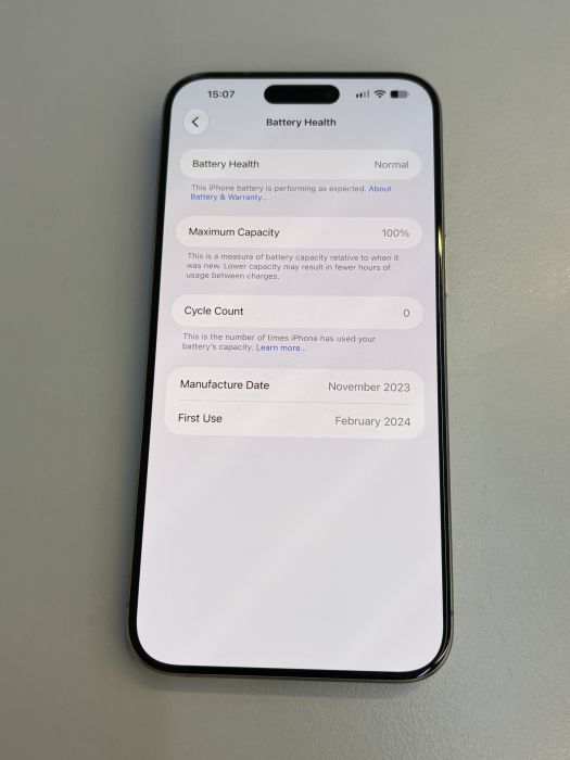 iPhone 15 Pro Max · 8/9