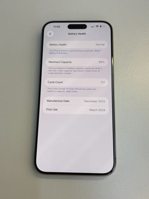 iPhone 15 Pro Max · 7/9