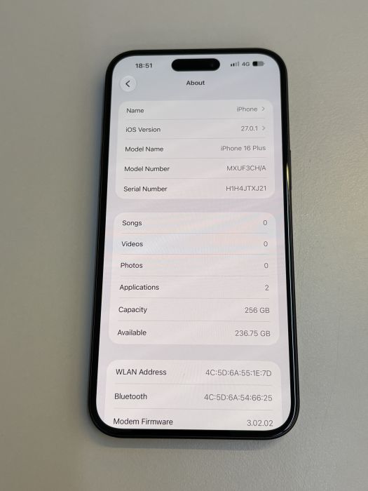 iPhone 16 Plus · 7/9