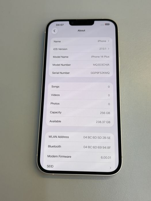 iPhone 14 Plus · 7/9