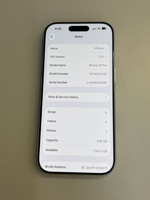 iPhone 16 Pro · 7/10