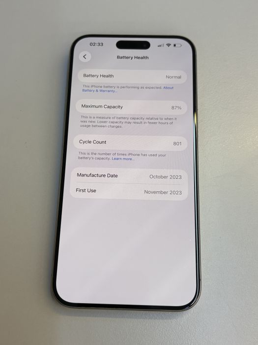 iPhone 15 Pro Max · 7/9