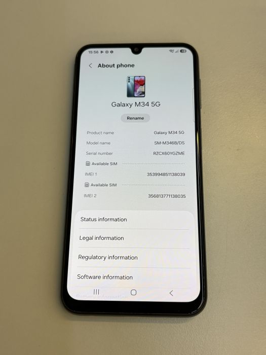 Samsung Galaxy M34 5G · 6/7