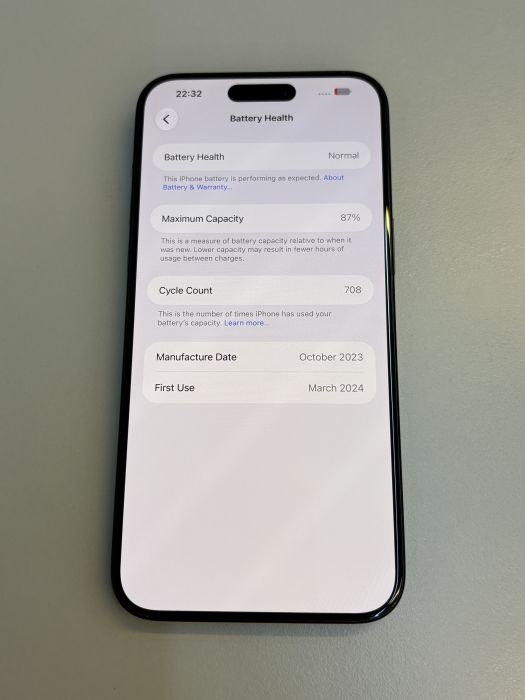 iPhone 15 Pro Max · 7/9