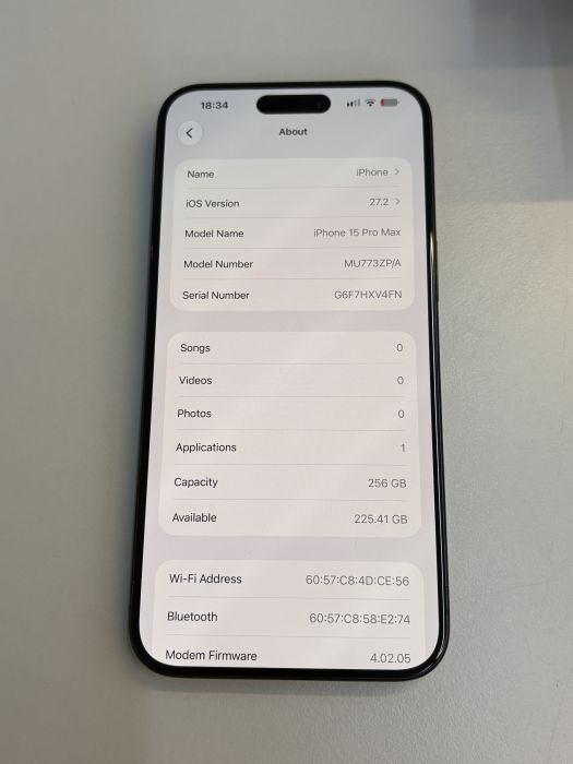iPhone 15 Pro Max · 7/9