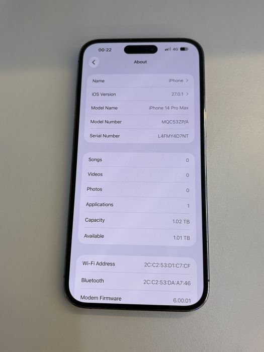 iPhone 14 Pro Max · 8/9