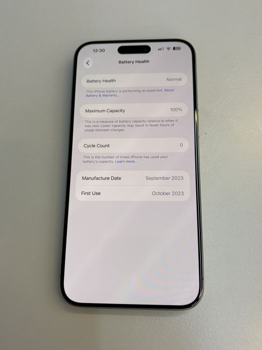 iPhone 15 Pro Max · 8/9
